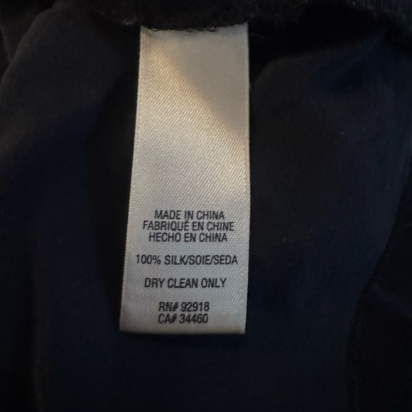 Juicy Couture 100% Silk Black Mini Dress – Size 0 - Picture 4 of 4